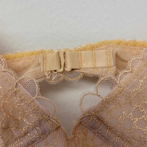 Free People Lucia Underwire Bra Wheat Sunset 32B - Picture 6 of 11